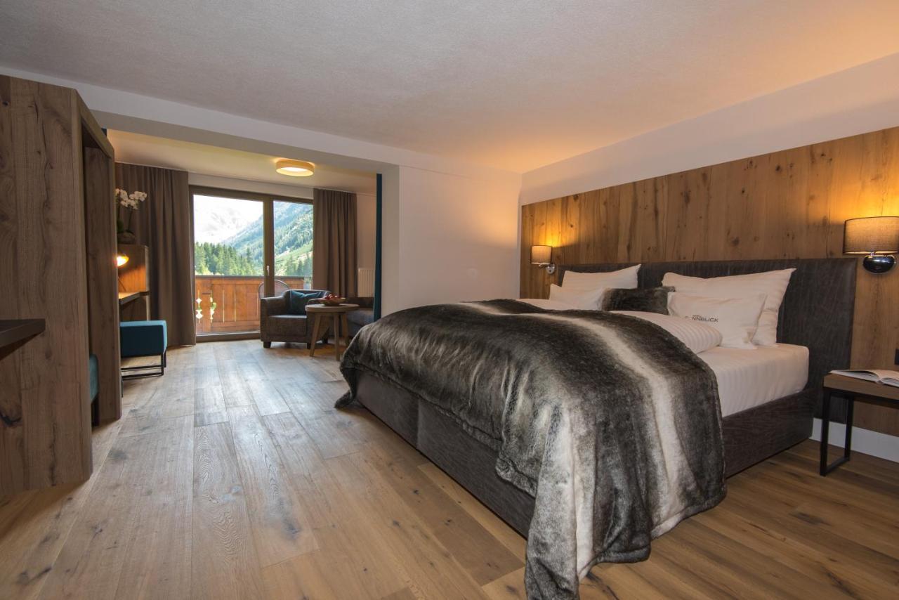 Hotel Sonnblick Sankt Leonhard im Pitztal Kültér fotó